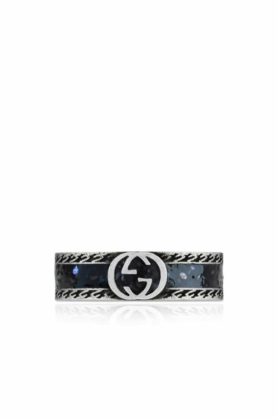 Gucci BLACK Silver ring
