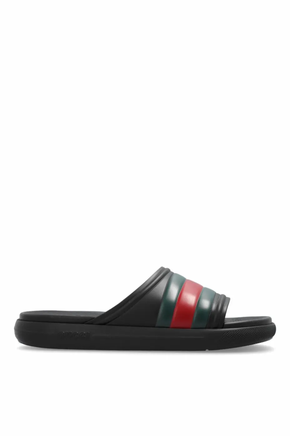 Gucci BLACK Slides with logo