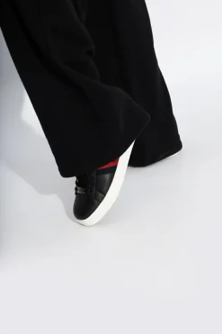 Gucci BLACK Sneakers with ‘Web’ stripe