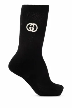 Gucci BLACK Socks with logo