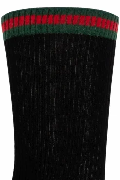 Gucci BLACK Socks with 'Web' pattern