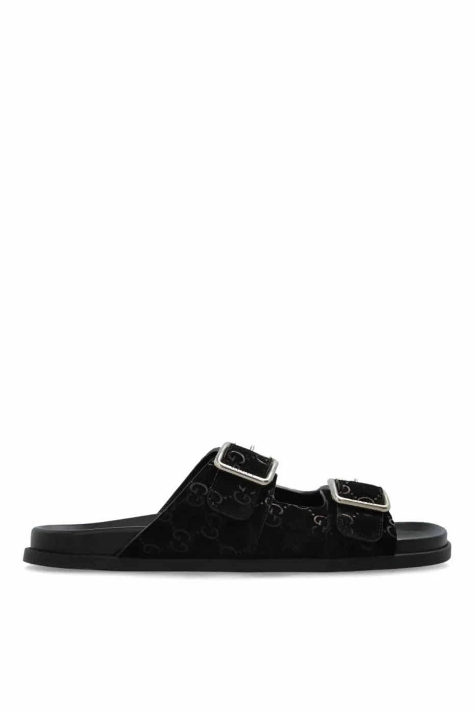 Gucci BLACK Suede slippers