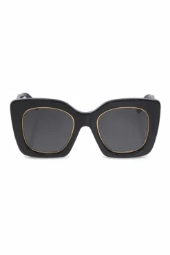 Gucci BLACK Sunglasses with logo
