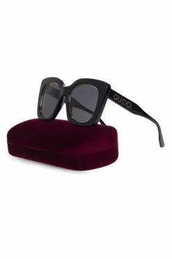 Gucci BLACK Sunglasses with logo