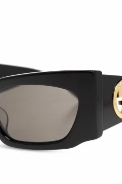 Gucci BLACK Sunglasses with logo