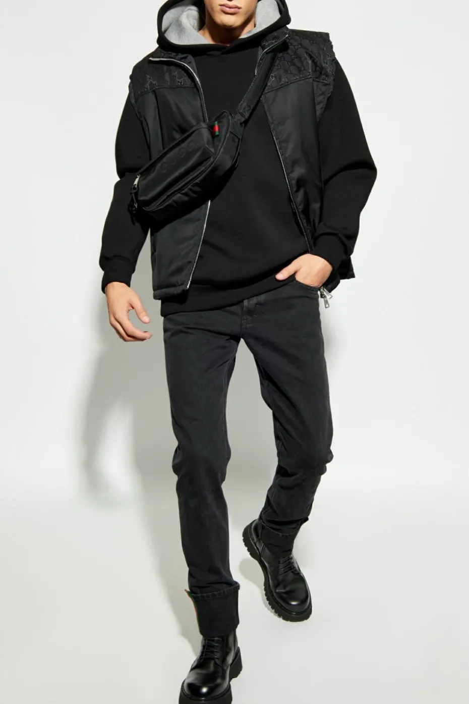 Gucci BLACK Sweatshirt with logo
