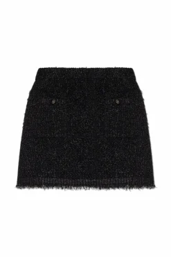 Gucci BLACK Tweed skirt