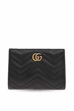 Gucci BLACK Wallet with logo