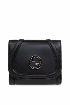 Gucci BLACK Wallet with Logo