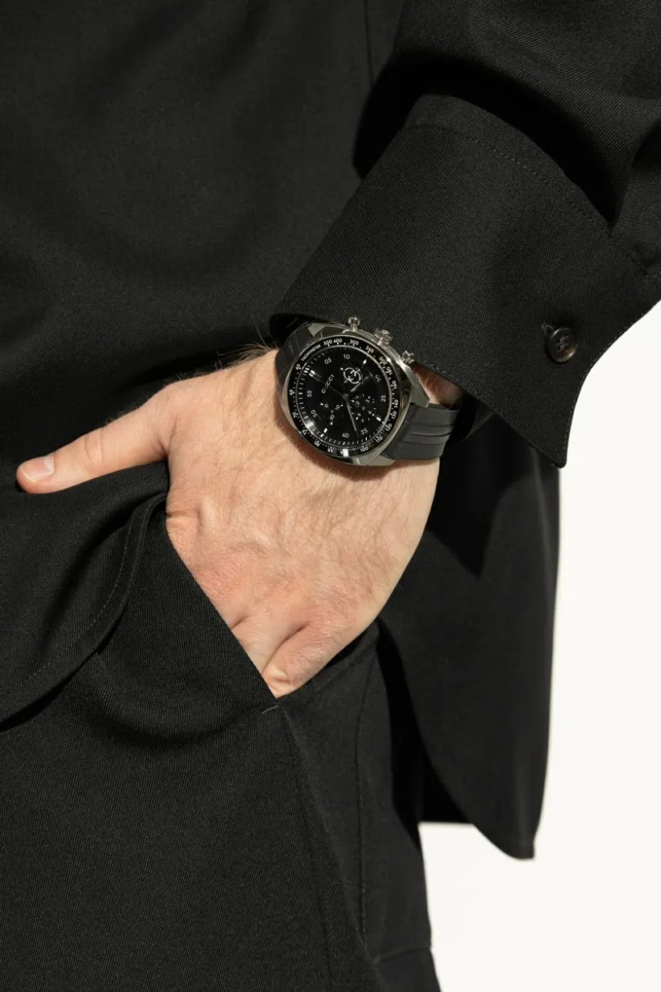 Gucci BLACK Watch with logo