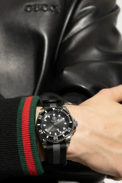 Gucci BLACK Watch with logo