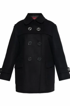 Gucci BLACK Wool coat