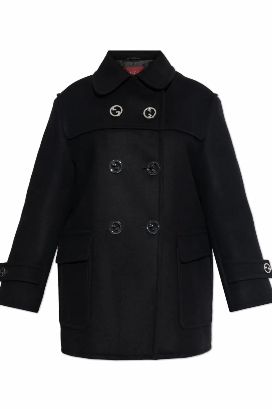 Gucci BLACK Wool coat
