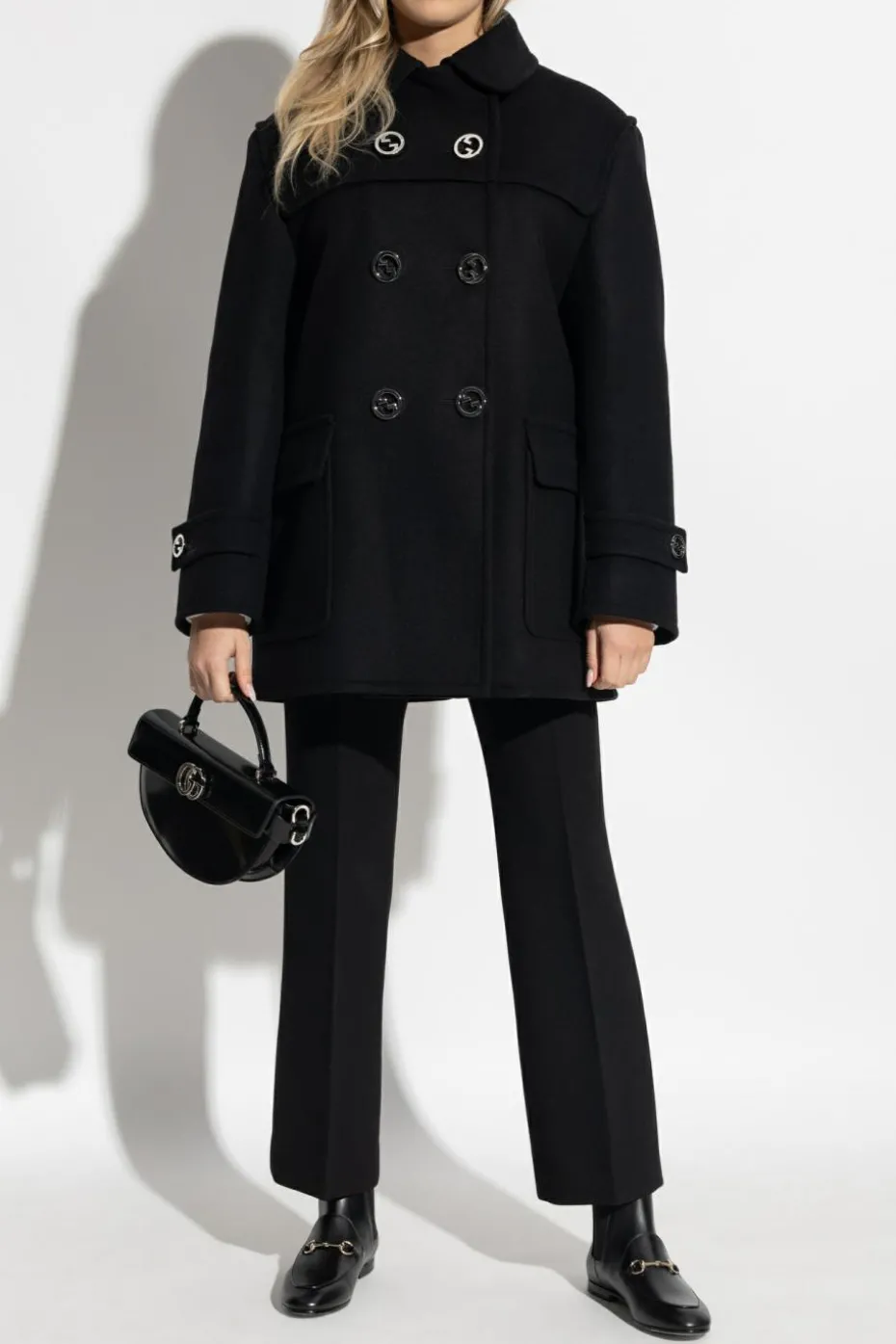 Gucci BLACK Wool coat