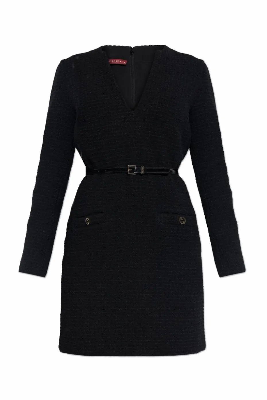 Gucci BLACK Wool Dress