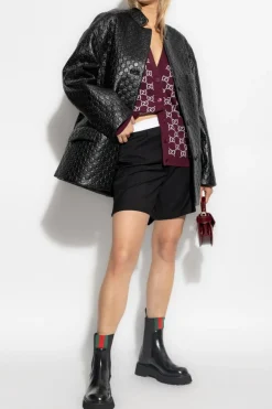 Gucci BLACK Wool shorts