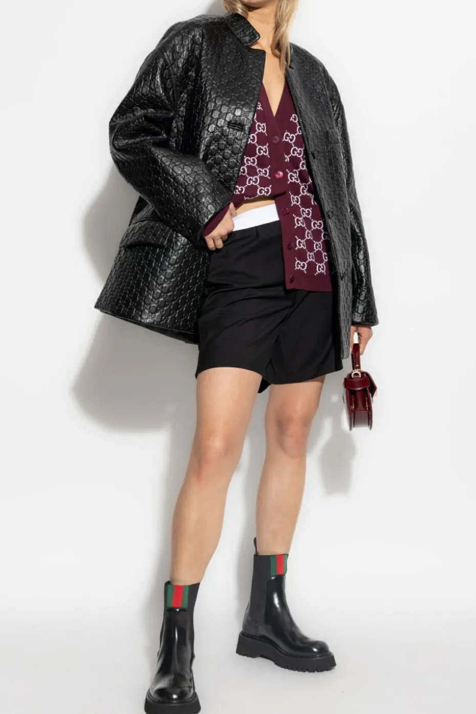 Gucci BLACK Wool shorts