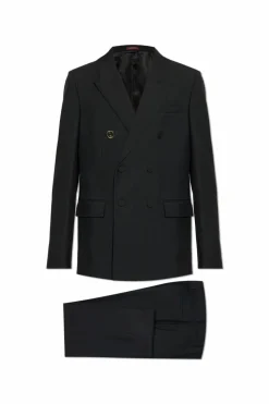 Gucci BLACK Wool Suit