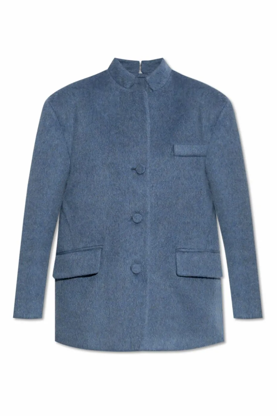 Gucci BLUE Jacket with mohair trim