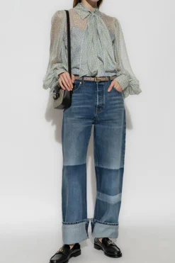Gucci BLUE Jeans with logo