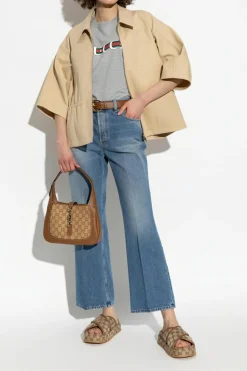 Gucci BLUE Jeans with slightly flared legs