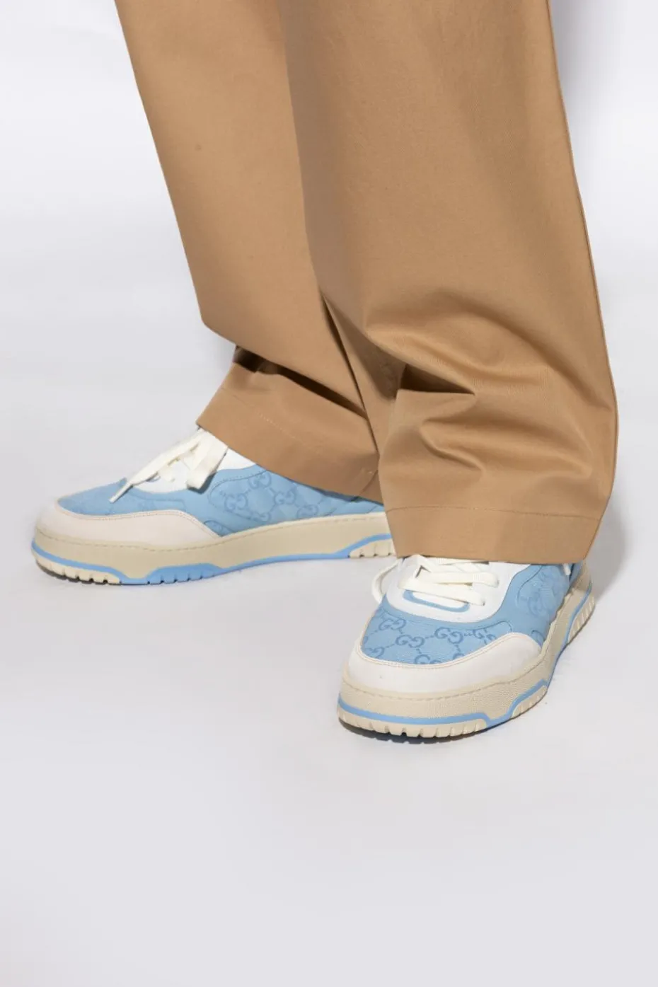 Gucci BLUE Re-Web sneakers