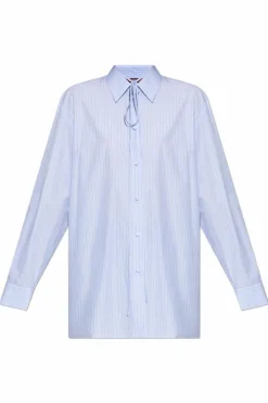 Gucci BLUE Shirt in oversize style