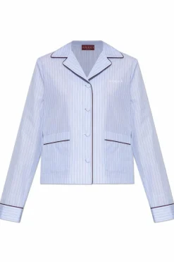 Gucci BLUE Shirt with Pockets