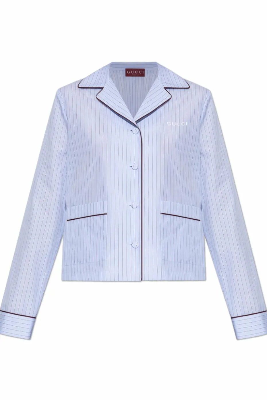 Gucci BLUE Shirt with Pockets