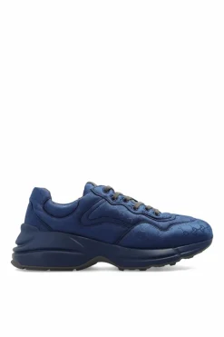 Gucci BLUE Sneakers with logo