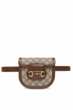 Gucci BROWN ‘1955 Horsebit’ belt bag