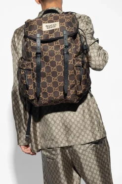 Gucci BROWN Backpack with monogram