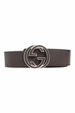 Gucci BROWN Belt with logo
