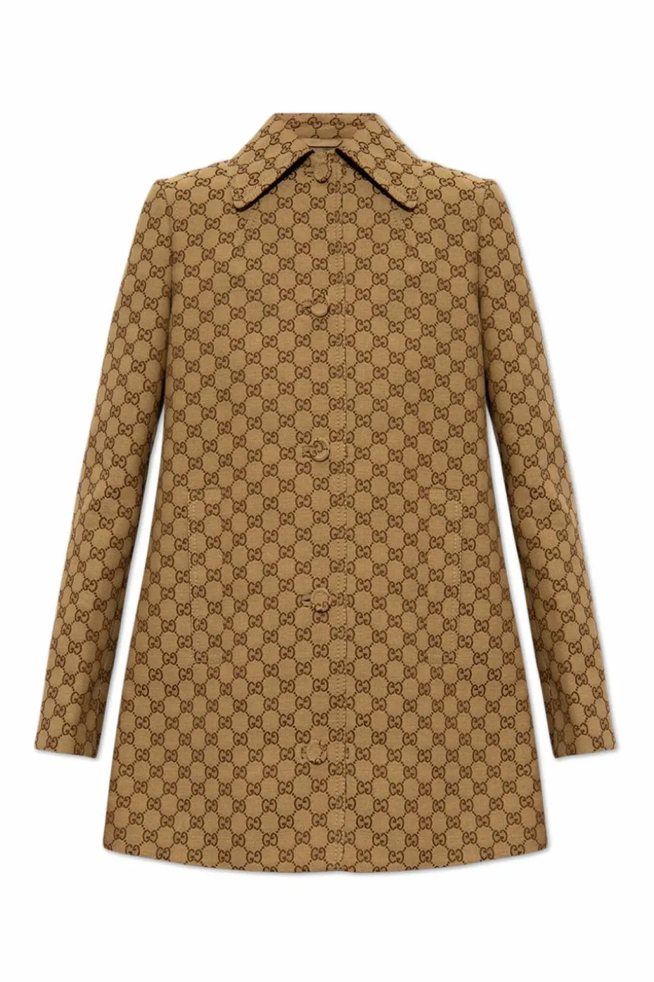 Gucci BROWN Coat with monogram