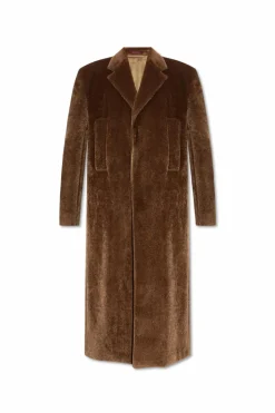 Gucci BROWN Faux fur coat