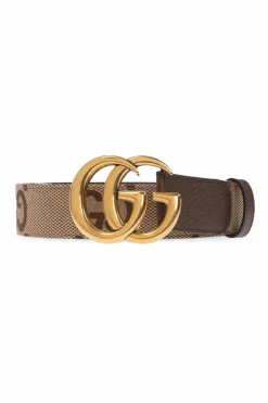 Gucci BROWN GG Supreme belt