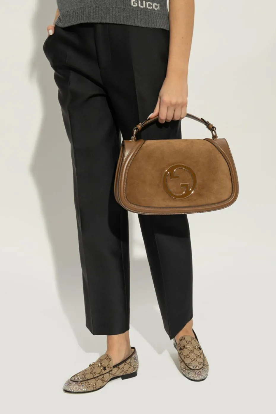 Gucci BROWN Handbag Blondie Medium