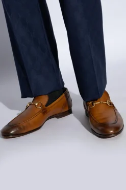 Gucci BROWN 'Jordaan' loafers