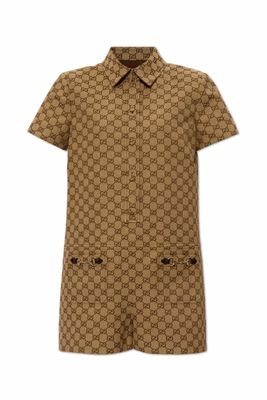 Gucci BROWN Jumpsuit with monogram