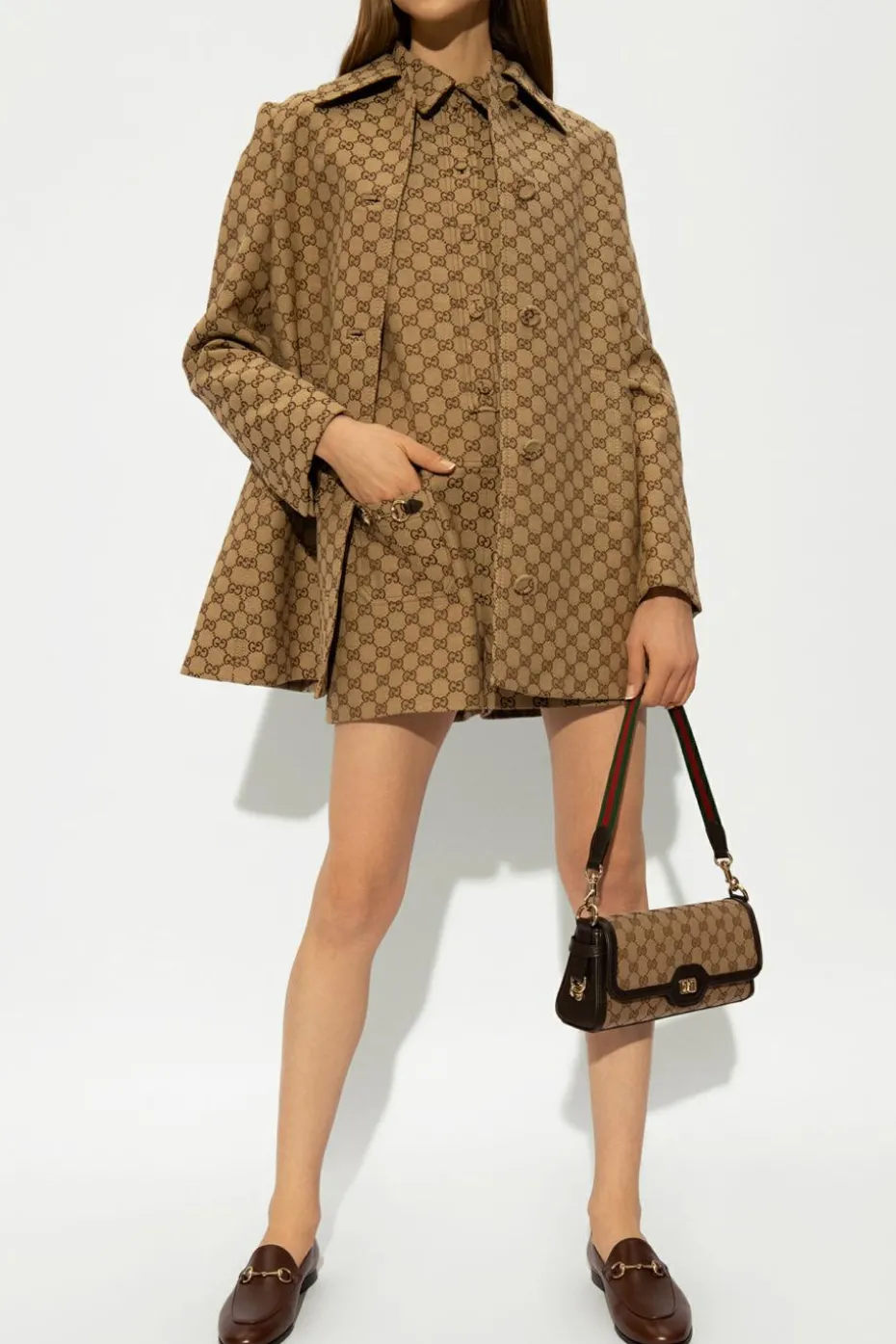 Gucci BROWN Jumpsuit with monogram