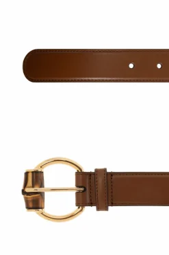 Gucci BROWN Leather belt