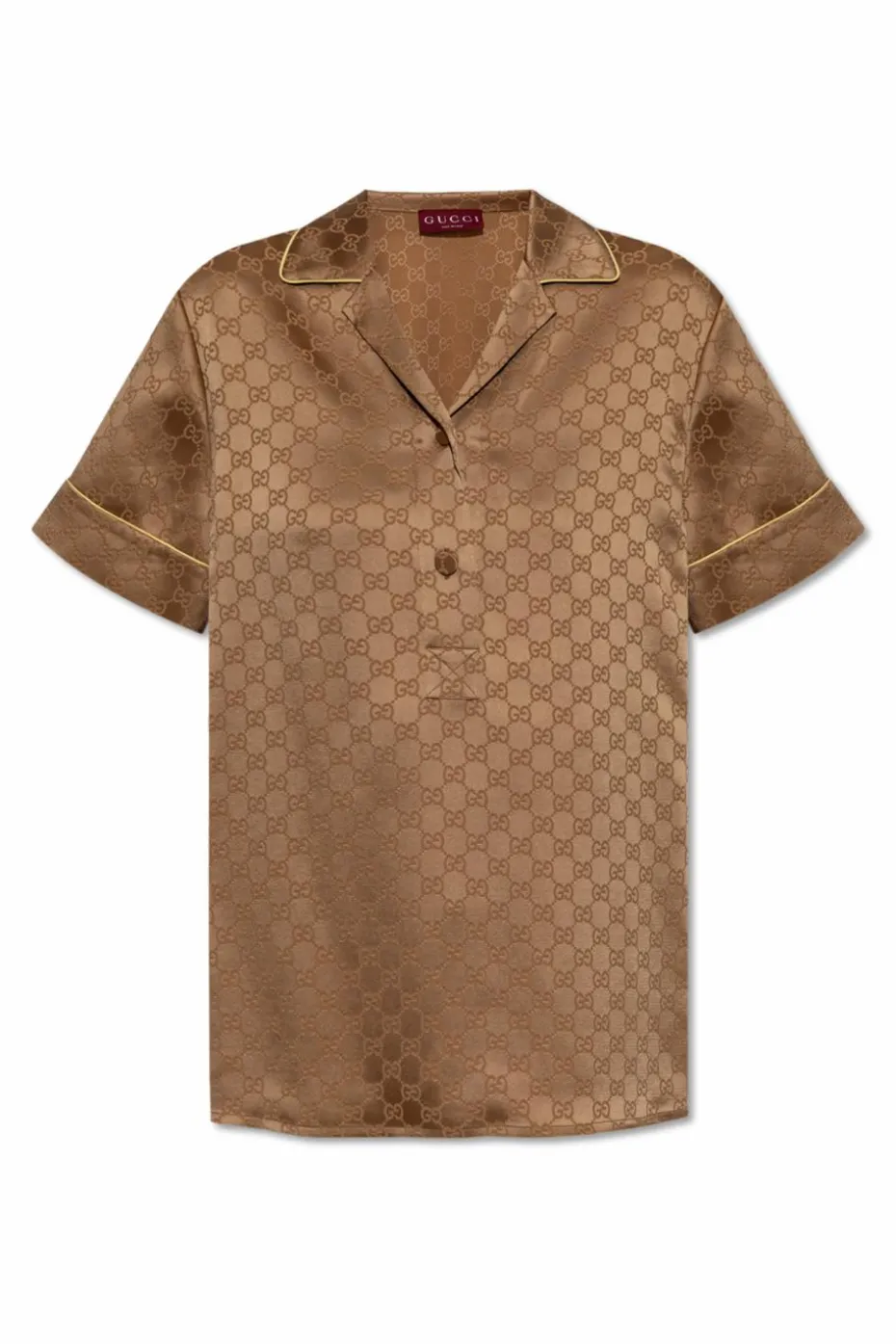 Gucci BROWN Monogram shirt