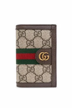 Gucci BROWN Ophidia card holder