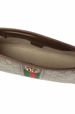 Gucci BROWN 'Ophidia' clutch