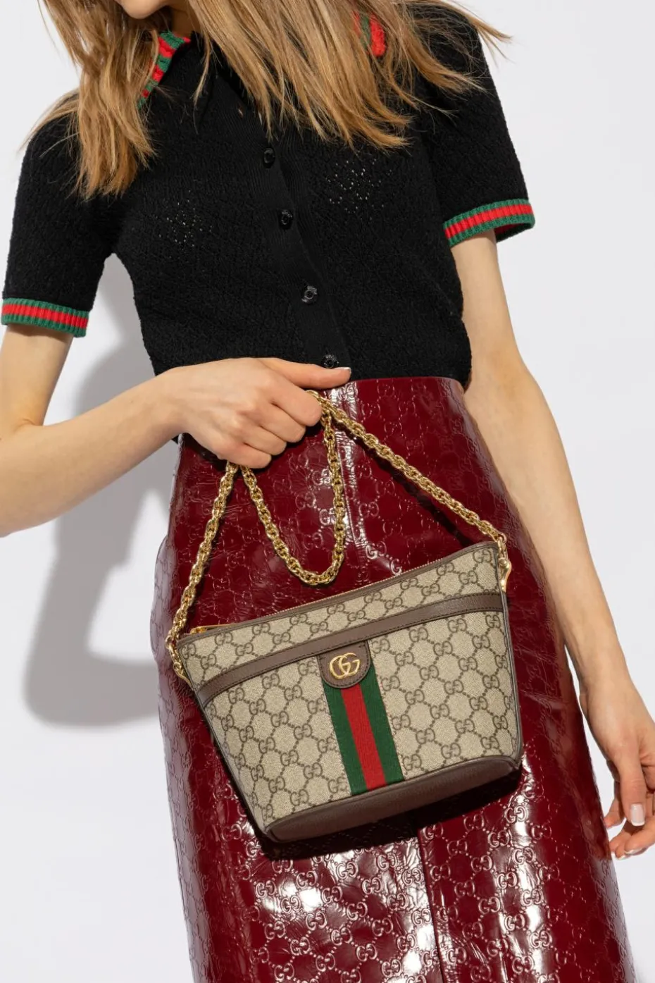 Gucci BROWN ‘Ophidia GG Mini’ Shoulder Bag