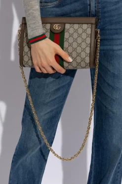 Gucci BROWN 'Ophidia' shoulder bag