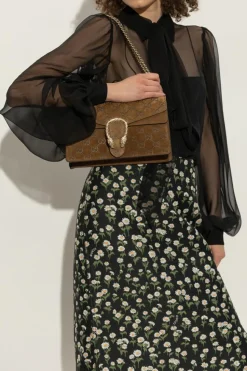 Gucci BROWN Shoulder bag Dionysus Small