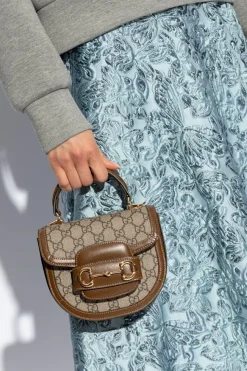 Gucci BROWN Shoulder bag Horsebit 1955 Mini