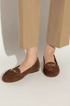 Gucci BROWN Suede shoes type 'loafers'