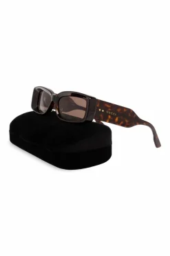 Gucci BROWN Tortoiseshell sunglasses